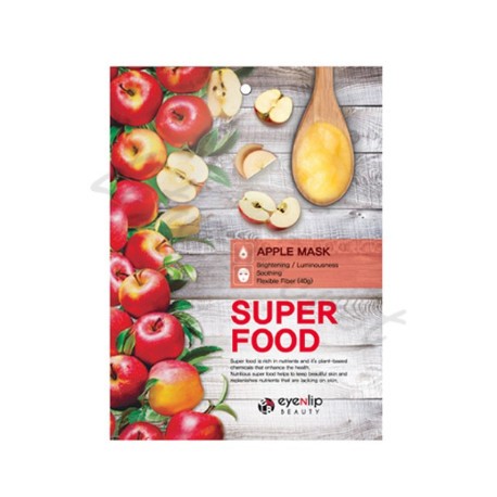 Заказать онлайн Eyenlip Маска-салфетка с экстрактом яблока Super Food Apple Mask в KoreaSecret