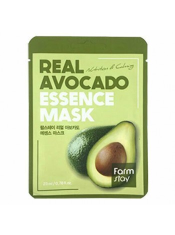 Заказать онлайн FarmStay Маска-салфетка с авокадо Real Avocado Essence Mask в KoreaSecret