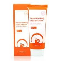 Заказать онлайн Enough Солнцезащитный крем с муцином улитки Intensive Care Daily Snail Sun Cream SPF50+PA+++ в KoreaSecret