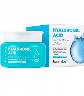 FarmStay Увлажняющий крем на основе гиалуроновой кислоты Hyaluronic Acid Super Aqua Cream