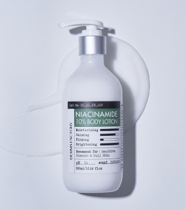 Заказать онлайн Derma Factory Слабокислотный лосьон для тела С 10% Ниацинамидом Niacinamide 10% Body Lotion в KoreaSecret
