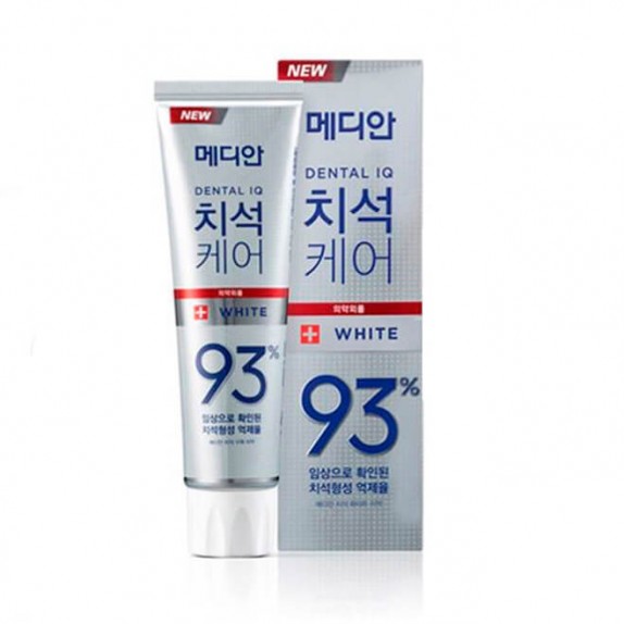 Заказать онлайн Median Отбеливающая зубная паста с цеолитом белая Median Dental IQ 93% White в KoreaSecret