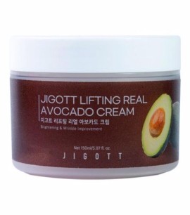 Заказать онлайн Jigott Крем-лифтинг с авокадо Lifting Real Avocado Cream в KoreaSecret