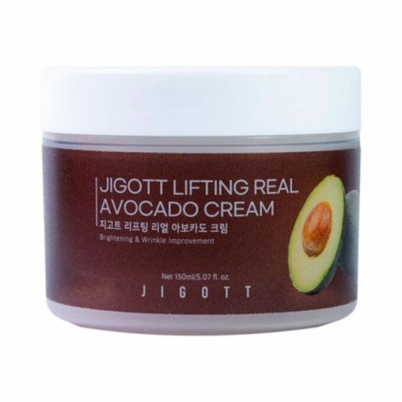 Заказать онлайн Jigott Крем-лифтинг с авокадо Lifting Real Avocado Cream в KoreaSecret
