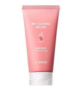 Заказать онлайн The Saem Пенка для умывания ягодная My Cleanse Recipe Cleansing Foam Shine Berry в KoreaSecret