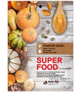 Eyenlip Маска-салфетка с экстрактом тыквы Super Food Pumpkin Mask