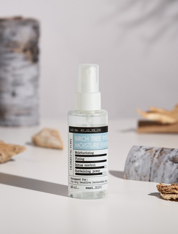 Заказать онлайн Derma Factory Увлажняющий спрей для закрепления макияжа White Birch 95% Moisture Fixer в KoreaSecret