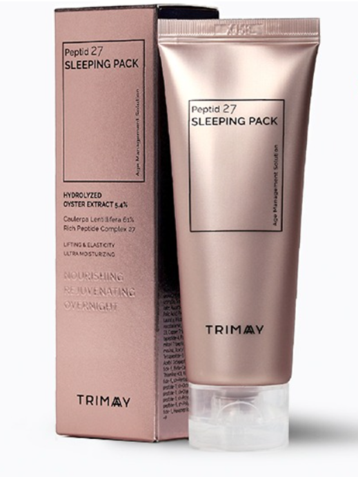 Заказать онлайн Trimay Антивозрастная ночная маска с комплексом из 27 пептидов NEW Peptid 27 Sleeping Pack в KoreaSecret