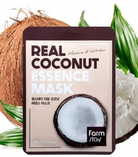Заказать онлайн FarmStay Маска-салфетка с кокосом Real Coconut Essence Mask FarmStay в KoreaSecret