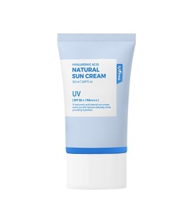 Заказать онлайн Isntree Солнцезащитный крем с гиалуроновой кислотой Hyaluronic Acid Natural Sun Cream SPF50+ PA++++ в KoreaSecret