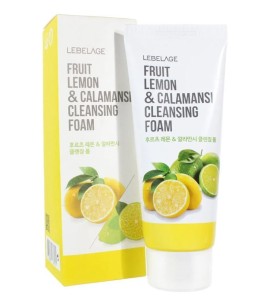 Заказать онлайн Lebelage Пенка для умывания с экстрактом лимона и каламанси Fruit Lemon & Calamansi Cleansing Foam в KoreaSecret