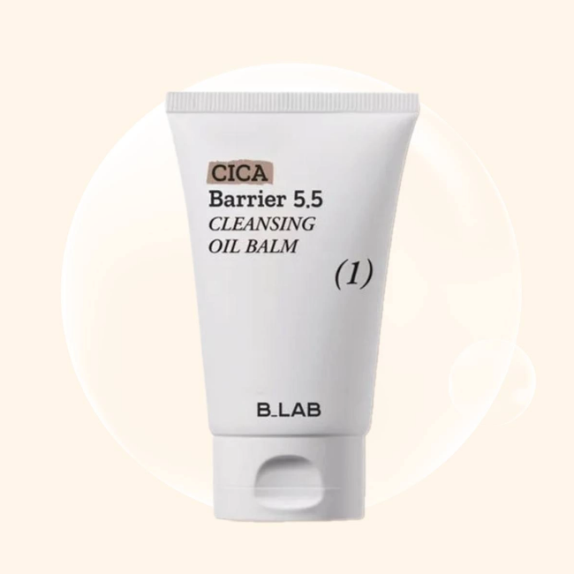 Заказать онлайн B.LAB Очищающее слабокислотное масло-бальзам Cica Barrier 5.5 Cleansing Oil Balm в KoreaSecret