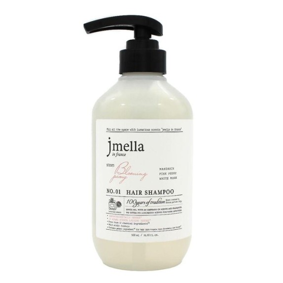 Заказать онлайн Jmella Восстанавливающий шампунь Цветущий пион Hair Shampoo Blooming Peony в KoreaSecret
