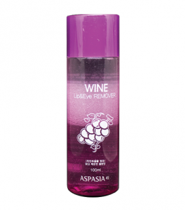 Заказать онлайн Aspasia Средство для удаления макияжа с глаз и губ с экстрактом вина Wine Lip & Eye Makeup Remover в KoreaSecret