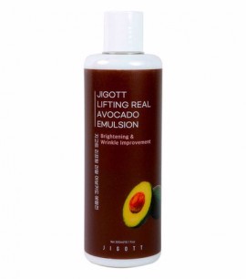 Заказать онлайн Jigott Антивозрастная эмульсия с экстрактом авокадо Lifting Real Avocado Emulsion в KoreaSecret