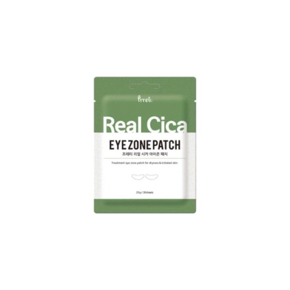 Заказать онлайн Prreti Патчи против отечности с центеллой 30шт Real Cica Eye Zone Patch в KoreaSecret