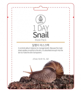 Заказать онлайн Med:B Маска-салфетка с муцином улитки Snail Mask Pack в KoreaSecret