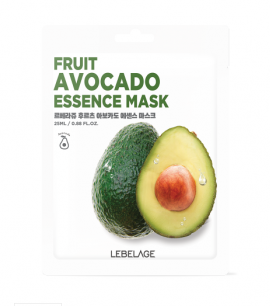 Заказать онлайн Lebelage Маска-салфетка с авокадо Fruit Avocado Essence Mask в KoreaSecret