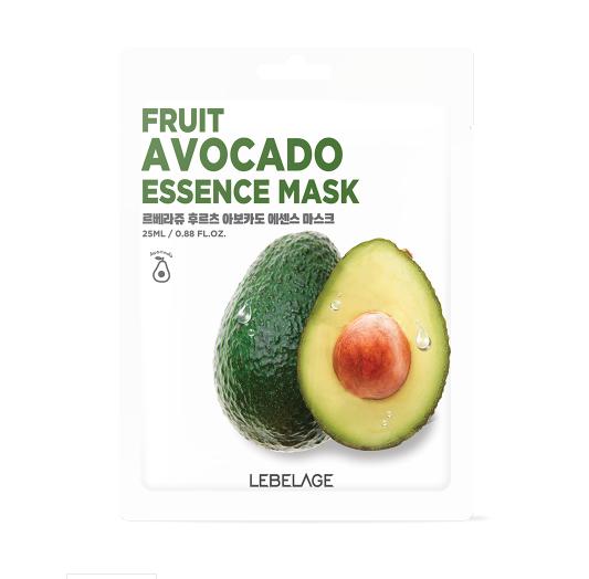 Заказать онлайн Lebelage Маска-салфетка с авокадо Fruit Avocado Essence Mask в KoreaSecret