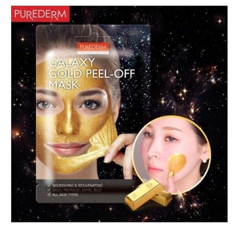 Заказать онлайн Purederm Золотая омолаживающая маска-пилинг Galaxy Gold Peel-off Mask в KoreaSecret