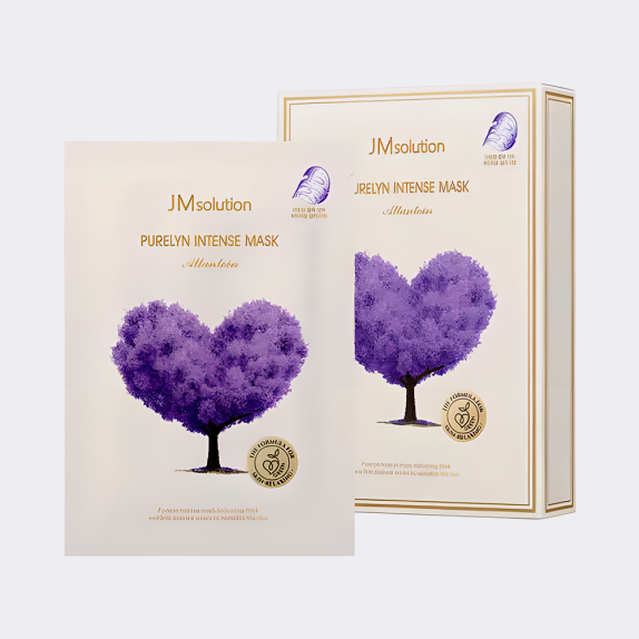 Заказать онлайн JMsolution Маска-салфетка с алантоином Фиолетовая Purelyn Intense Mask Purple в KoreaSecret