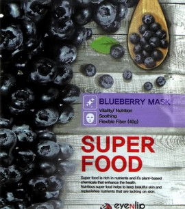 Eyenlip Маска-салфетка с экстрактом черники Super Food Blueberry Mask