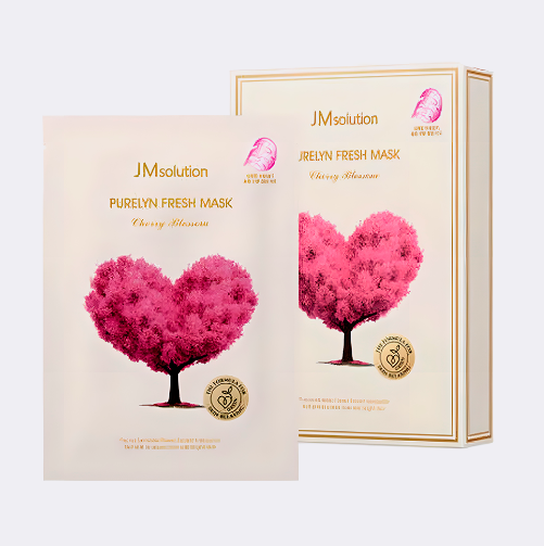 Заказать онлайн JMsolution Маска-салфетка освежающая Розовая Purelyn Fresh Mask Pink в KoreaSecret
