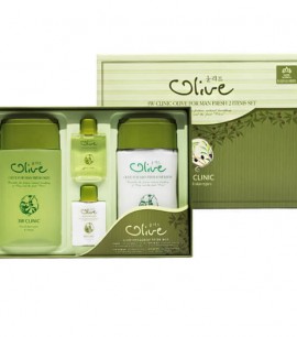 Заказать онлайн 3W Clinic Набор для комплексного ухода за мужской кожей  Olive For Man Fresh 2 Items Set в KoreaSecret