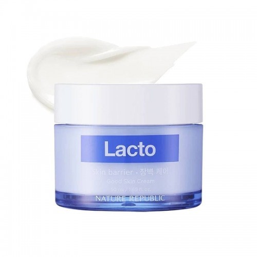 Заказать онлайн Nature Republic Ампульный крем с лактобактериями Good skin lacto ampoule cream Lacto в KoreaSecret