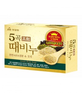 Заказать онлайн Mukunghwa Косметическое мыло-скраб для тела со злаками 5 Grains Exfoliating Body Soap в KoreaSecret