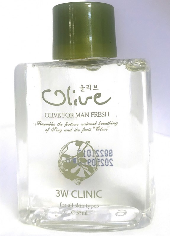 Заказать онлайн 3W Clinic Мужской увлажняющий тоник с Оливой 35мл Olive For Man Fresh Skin в KoreaSecret