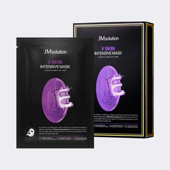 Заказать онлайн JMsolution Маска-салфетка с витамином Е V Skin Intensive Mask Vitamin E в KoreaSecret