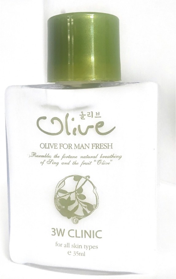 Заказать онлайн 3W Clinic Мужская увлажняющая эмульсия с Оливой 35мл Olive For Man Fresh Lotion в KoreaSecret
