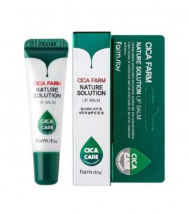 Заказать онлайн Farmstay Восстанавливающий бальзам для губ с центеллой Cica Farm Nature Solution Lip Balm в KoreaSecret