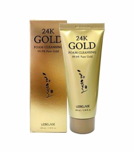 Заказать онлайн Lebelage Пенка для умывания с 24К золотом Heeyul 24K Gold Foam Cleansing в KoreaSecret