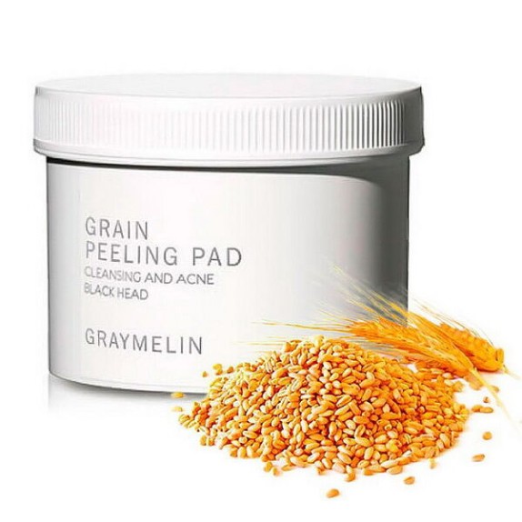 Заказать онлайн Graymelin Пилинг-пэды с экстрактом риса и BHA-кислотами Grain Peeling Pad в KoreaSecret