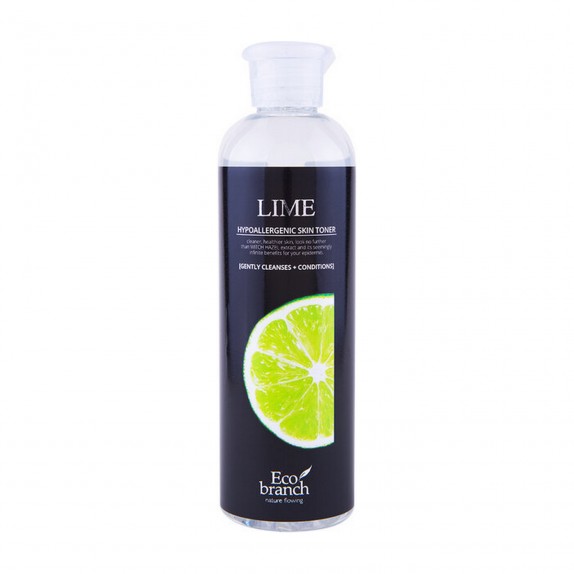 Заказать онлайн Eco Branch Обновляющий тонер с экстрактом лайма Hypoallergenic Lime Toner в KoreaSecret
