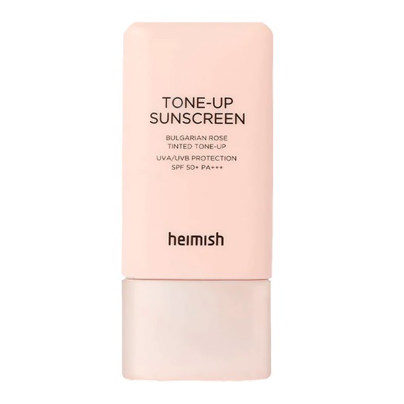 Заказать онлайн Heimish Солнцезащитный крем для лица  с тонирующим эффектом Bulgarian Rose Tone-up Sunscreen SPF50+ PA+ в KoreaSecret