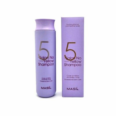 Заказать онлайн Masil Шампунь против желтизны волос 300 мл 5 Salon No Yellow Shampoo в KoreaSecret