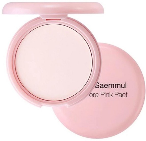 Заказать онлайн The Saem Компактная матирующая пудра с каламином Saemmul Perfect Pore Pink Pact в KoreaSecret