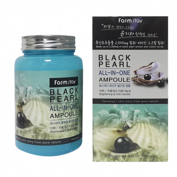 Заказать онлайн FarmStay Сыворотка с черным жемчугом Black Pearl All-In-One Ampoule в KoreaSecret