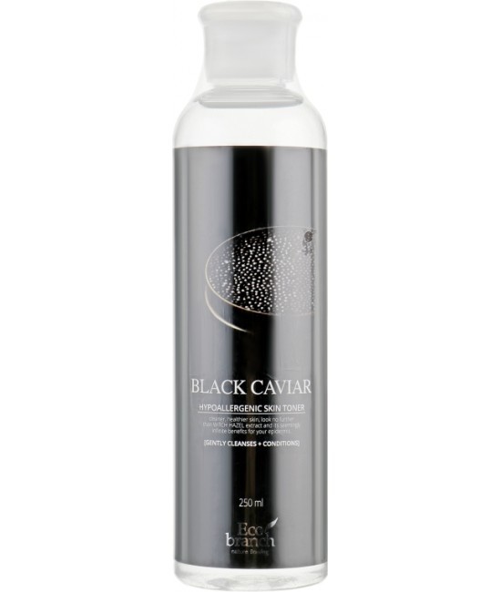 Заказать онлайн Eco Branch Омолаживающий Тонер с экстрактом черной икры Black Caviar Hypoallergic Skin Toner в KoreaSecret