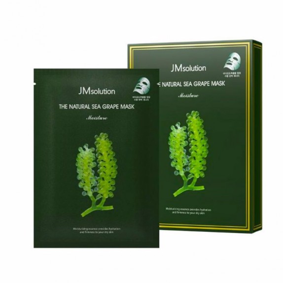 Заказать онлайн JMsolution Маска-салфетка с морским виноградом The Natural Sea Grape Mask Moisture в KoreaSecret