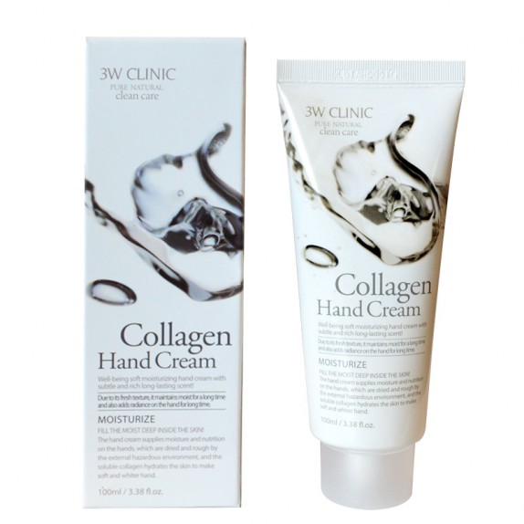 Заказать онлайн 3W Clinic Крем для рук с коллагеном Collagen Hand Cream в KoreaSecret