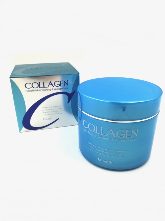 Заказать онлайн Enough Крем массажный увлажняющий с коллагеном Collagen Hydro Moisture Cleansing & Massage Cream в KoreaSecret