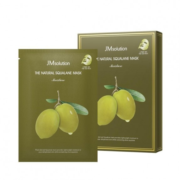 Заказать онлайн JMsolution Маска-салфетка со скваланом и аминокислотами The Natural Squalane Mask Moisture в KoreaSecret