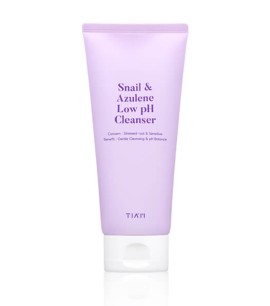 Заказать онлайн Tiam Успокаивающий гель для умывания с муцином Snail & Azulene Low pH Cleanser в KoreaSecret