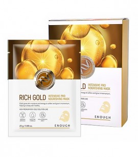 Заказать онлайн Enough Питательная  маска с золотом Premium Rich Gold Intensive Pro Nourishing Mask в KoreaSecret