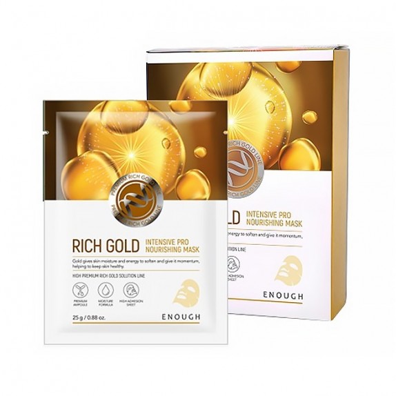 Заказать онлайн Enough Питательная  маска с золотом Premium Rich Gold Intensive Pro Nourishing Mask в KoreaSecret