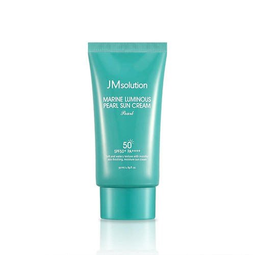 Заказать онлайн JMsolution Увлажняющий солнцезащитный крем Marine Luminous Pearl Sun Cream SPF50 PA+ в KoreaSecret